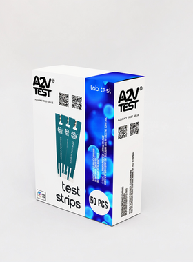50 test strips for A2V TEST GLUCOMETER